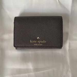 Kate Spade small flap button wallet - new